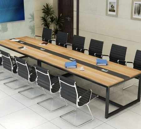 conference room brown table